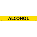 AccuformNMC RPK129 ASME (ANSI) Pipe Marker, Yellow, Alcohol