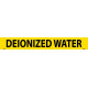 NMC 1079Y PS Vinyl Pipemarker, Deionized Water Yellow - 25 Pcs/Pk