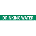 AccuformNMC RPK299 ASME (ANSI) Pipe Marker, Green, Drinking Water