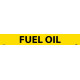 NMC 1114Y PS Vinyl Pipemarker Yellow, Fuel Oil - 25 Pcs/Pk