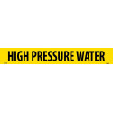 NMC 1133/1291 PS Vinyl Pipemarker, High Pressure Water - 25 Pcs/Pk