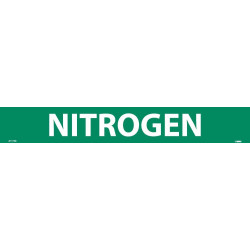 NMC 1173G PS Vinyl Pipemarker Green, Nitrogen - 25 Pcs/Pk