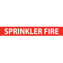 AccuformNMC RPK663 ASME (ANSI) Pipe Marker, Red, Sprinkler Fire