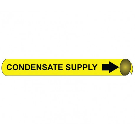 NMC 4027 Precoiled/Strap-On Pipemarker B/Y - Condensate Supply