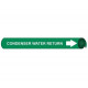NMC 4029 Precoiled/Strap-On Pipemarker W/G - Condenser Water Return