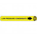 NMC 4068 Precoiled/Strap-On Pipemarker B/Y - Low Pressure Condensate