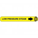 NMC 4069 Precoiled/Strap-On Pipemarker B/Y - Low Pressure Steam