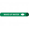NMC 4070 Precoiled/Strap-On Pipemarker W/G - Make-Up Water