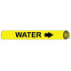 NMC 4113/4114 Precoiled/Strap-On Pipemarker - Water