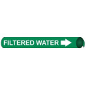 NMC 4121 Precoiled/Strap-On Pipemarker W/G - Filtered Water
