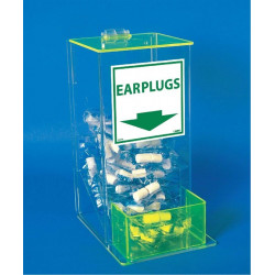 NMC AEP-4 Acrylic Dispenser Ear Plugs, Small, 13" x 6" x 8"