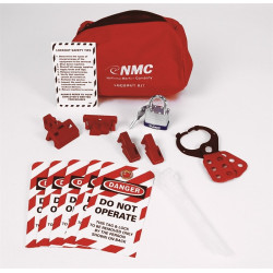 NMC BLOK7 Deluxe Electrical Lockout Pouch Kit