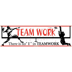 NMC BT Teamwork There Is No "I" In Teamwork Banner