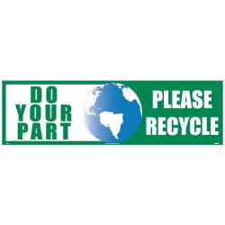NMC BT Do Your Part Please Recycle Banner