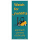 NMC BT52 Watch For Forklifts Banner, 60" x 26"
