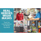 NMC BT Real Heros Wear Masks, Essential Workers Banner Vinyl Banner w/ Grommets