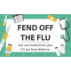 NMC BT Fend Off The Flu, Get Vaccinated Banner, Vinyl w/ Grommets