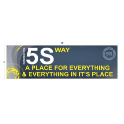 NMC BT Remember The 5s Way, Banner