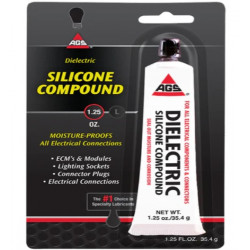 AGS Company Automotive Solutions 117035 Dielectric Silicone Compound Grease, 1.25 oz.