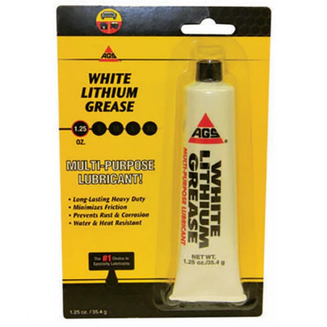 AGS Company Automotive Solutions 726382 White Lithium Grease, 1.25-oz.