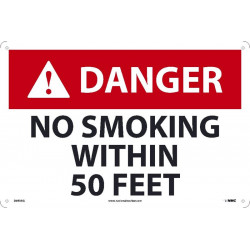 NMC D693 Danger, No Smoking Within 50 Feet