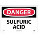 NMC D85 Danger, Sulfuric Acid Sign
