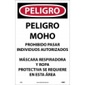 AccuformNMC D995 Danger, Microbial Hazard Spanish Paper Hazard Sign, 17" x 11", 100/Pk