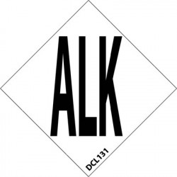 NMC DCL1 NFPA Label Symbol, ALK, PS Vinyl, 5/Pk