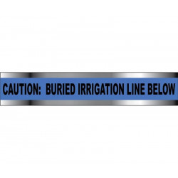 NMC BIRR Detectable Underground Tape, Caution Irrigation Line Below