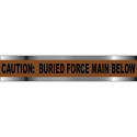 NMC BRFM Detectable Underground Tape, Caution Force Main Below