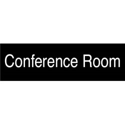 NMC EN10 Engraved Conference Room Sign, 3" x 10", 2PLY Plastic