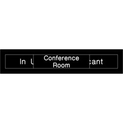 NMC EN303 Engraved Conference Room In Use/Vacant Sign, 2" x 10", 2PLY Plastic