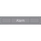 NMC EN308 Engraved Alarm On/Off Sign, 2" x 10", 2PLY Plastic