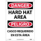 NMC ESD46 Danger, Hard Hat Area Sign - Bilingual
