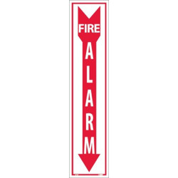 NMC FAP8 Fire Alarm Sign, 18" x 4"