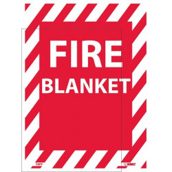 NMC FBP Fire Blanket Sign, 12" x 9"