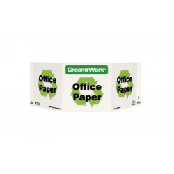 NMC GW3021 Tri-View Office Paper Sign, 7.5" x 20", Recycle Plastic
