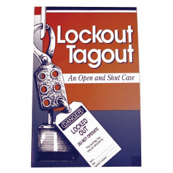 NMC HB13 Lockout Tagout Safety Awareness Handbook, 8" x 5", 10/Pk