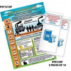 NMC HC12AS GHS Training Kit Small, Poster (PST121SP), 20 Booklets (RTK32SP) - Spanish