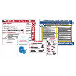 NMC HC12F GHS Facility Training Kit - 2 Posters, 20 Booklets, 20 Wallet Cards