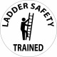 NMC HH11 Ladder Safety Trained Hard Hat Emblem, 2" Dia, 25/Pk