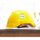 NMC HH12 Work Think Safely Hard Hat Emblem, 2" Dia, PS Vinyl, 25/Pk