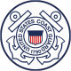NMC HH1 United States Coast Guard Hard Hat Emblem, 2" Dia, 25/Pk
