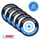 NMC HH172 Practice Social Distancing Emblem, 2" Dia, Adhesive Backed Vinyl, 25/Pk