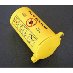 NMC HLD Large Plug Lockout, Yellow