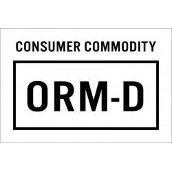 NMC HW26 Consumer Commodity ORM-D Labels, 1.50" x 2.25", PS Paper, 100/Roll