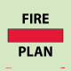 NMC IMO100 Fire Control Safety Plan Symbol, IMO Label, 6" x 6"