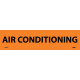 NMC 2047O Air Conditioning Electrical Marker Label, Adhesive Backed Vinyl, 25/Pk
