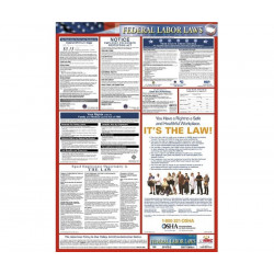 NMC LLPF Federal Labor Law Poster, 24" x 18"