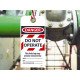 NMC LLT1 Danger Do Not Operate This Lock/Tag Lockout Tag, Encased Lamination, 6" x 3", 25/Pk